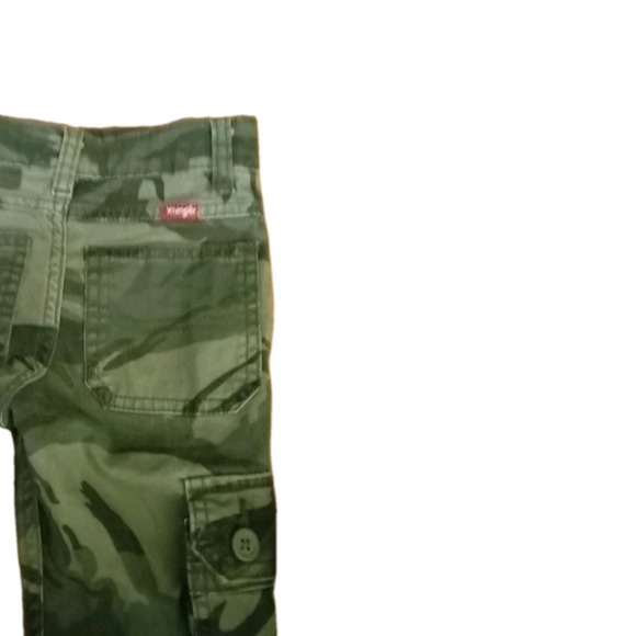 Wrangler Camo Cargo Pants‎ Boys 4 Regular Slim Fit Flex Durable Outdoor - Picture 6 of 7